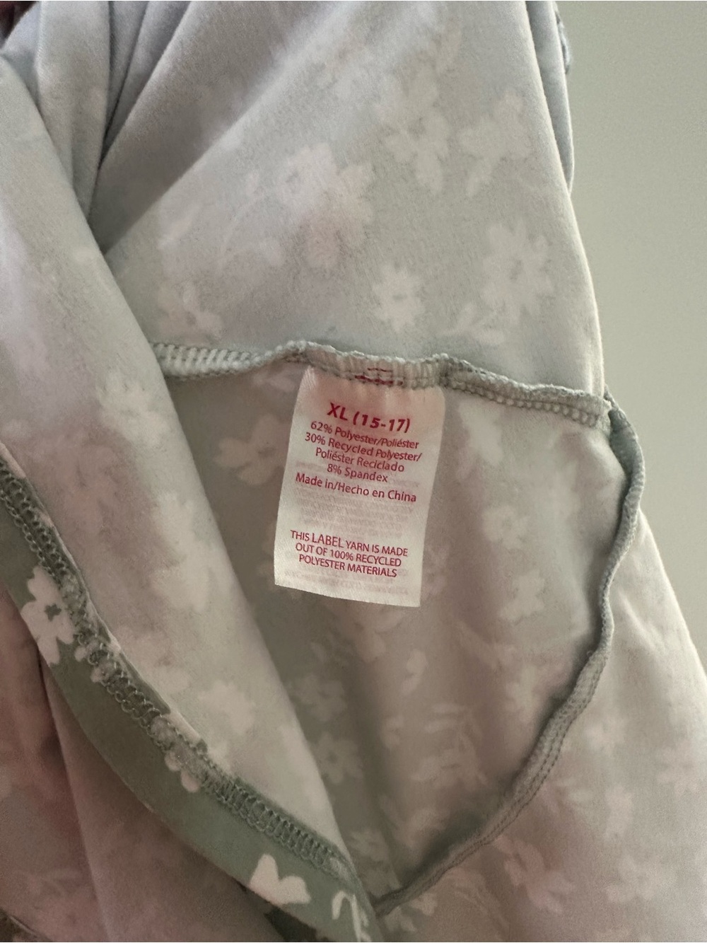 No Boundaries Sage Green Floral Wrap Mini Dress - Picture 6 of 7